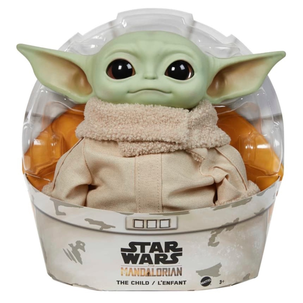 Star Wars Plush Toys, Grogu Soft Doll From The Mandalorian, 11 In-Figure